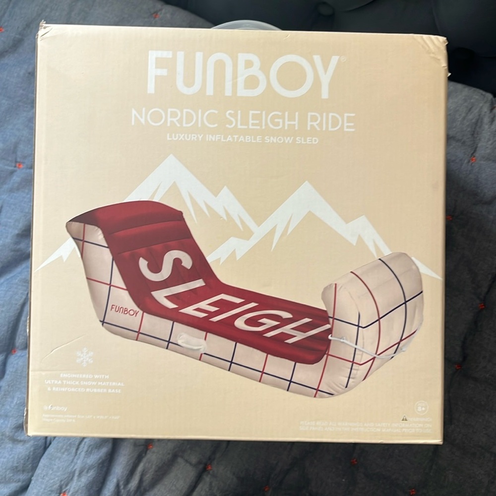 🆕 Funboy Luxury Inflatable Snow Sled